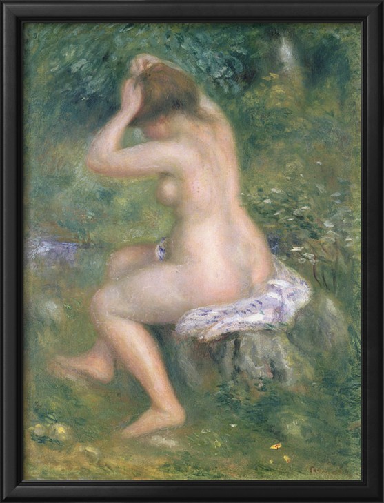 A Bather c1885 - Pierre Auguste Renoir Painting